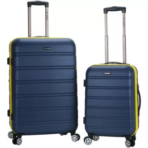 Rockland Melbourne Hardside Expandable Spinner Luggage set